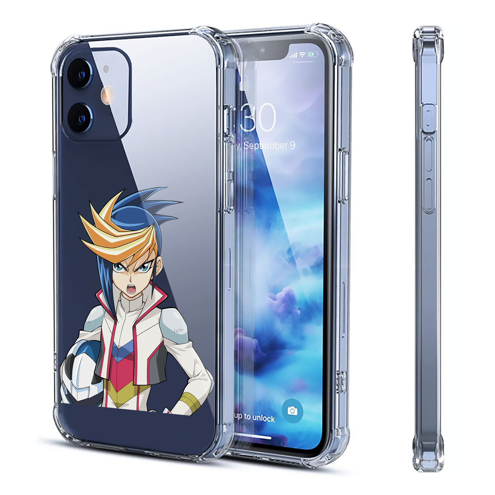 （画像用） 遊☆戯☆王 Yu-Gi-Oh! 【iPhone 12シリーズ対応】透明スマホケース（クリアソフトケース）